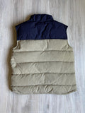 Med/Lrg - Classic Patagonia Two-Tone Beige/Navy Puffer Vest