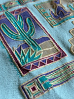 Sm/Med - Vintage 90s Southwestern Puff Paint T-Shirt