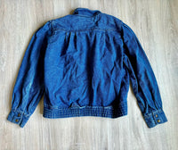 Medium - Vintage 80s Womens Jean Jacket / Denim Coat