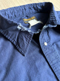 3X - Vintage 90s Rustler by Wrangler Blue / Aztec Pearlsnap Short Sleeve Western Shirt