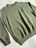 Med/Lrg - Vintage 90s USMC / US Marines Olive Green Sweatshirt