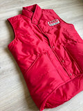 Medium - Vintage 70s Reed Tool (Oilfield) Red Poly Filled Puffer Vest (NWT)