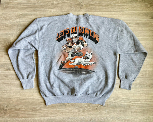 Med/Lrg - Vintage 90s Oklahoma State Cowboys / Eskimo Joe's / 1997 Alamo Bowl Sweatshirt