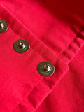 Sm/Med - Vintage 80s Wrangler Solid Red Pearlsnap Western Shirt