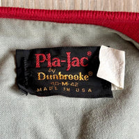 Vintage 80s Red Satin Windbreaker/ Bomber Jacket (Medium)