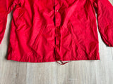 Vintage 70s/80s Sir-Jac Reed Tool / Oilfield Red Windbreaker Jacket (Size Large)