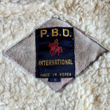 Small - Vintage 60s/70s PBD Western Suede Leather Sherpa Lined Suede Hooded Ranch Jacket