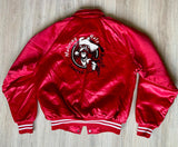 Vintage 80s The Watering Hole Bar Satin Windbreaker/ Bomber Jacket (Men’s L/XL)
