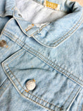 Sm/Med - Vintage 90s Lt. Wash Denim Vest