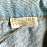 Sm/Med - Vintage 90s Lt. Wash Denim Vest