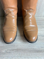 Womens Size 8 Texas Brand Taupe / Beige Roper Cowboy Boots