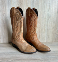 Women's Size 8D Laredo  Brown Leather Cowboy Boots