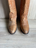 Women's Size 8D Laredo  Brown Leather Cowboy Boots