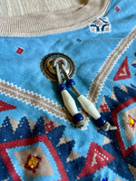 Vintage 80s Pannill Aztec / Southwestern Bandana Sweatshirt (Women’s M/L)