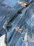 Vintage 90s AtLast Cowboy / Western Themed Plaid Vest (Sm/Med)