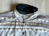 XL/2XL - Vintage 90s Southwestern Fleece Outer Jacket / Windbreaker