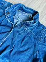 Medium - Vintage 80s Womens Jean Jacket / Denim Coat