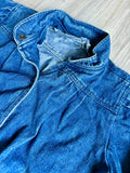 Medium - Vintage 80s Womens Jean Jacket / Denim Coat