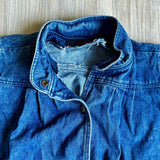 Medium - Vintage 80s Womens Jean Jacket / Denim Coat
