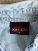 Med/Lrg - Sturgis 2008 / Bike Rally Sleeveless Button Up Denim Shirt