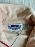 Medium - Vintage 80s ATB Beige/Maroon Zip Up Track Jacket
