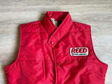 Medium - Vintage 70s Reed Tool (Oilfield) Red Poly Filled Puffer Vest (NWT)