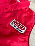 Medium - Vintage 70s Reed Tool (Oilfield) Red Poly Filled Puffer Vest (NWT)