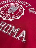 Medium - Vintage 80s Oklahoma University / OU Sooners Maroon Sweatshirt