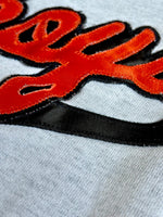 Medium - Vintage 90s Oklahoma State Cowboys Script Patch Lt. Gray Sweatshirt