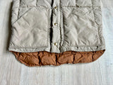 Sm/Med - Vintage 70s Anthonys Beige Western Down Puffer Vest
