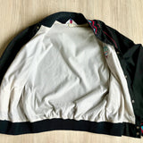 Med/Lrg - Vintage 90s WestArk Black / Aztec Western Rodeo Trucker / Bomber Jacket