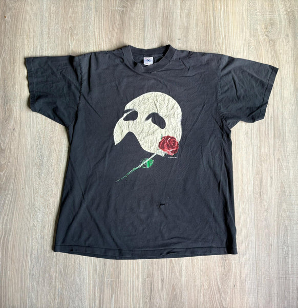Med/Lrg - Vintage 80s Phantom of the Opera / Musical T-Shirt