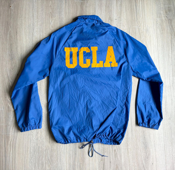 Vintage 70s/80s UCLA Bruins blue Windbreaker Jacket (Size Medium)