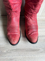 Womens 8.5 B Ariat Faded Red Cowboy Boots