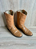 Womens Size 8 Texas Brand Taupe / Beige Roper Cowboy Boots