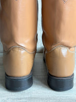 Womens Size 8 Texas Brand Taupe / Beige Roper Cowboy Boots