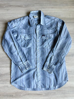 Large - Vintage 70s Key Imperial Baby Blue Western Pearlsnap Shirt