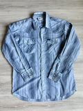 Large - Vintage 70s Key Imperial Baby Blue Western Pearlsnap Shirt