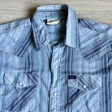 Large - Vintage 70s Key Imperial Baby Blue Western Pearlsnap Shirt