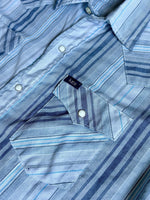 Large - Vintage 70s Key Imperial Baby Blue Western Pearlsnap Shirt