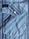 Large - Vintage 70s Key Imperial Baby Blue Western Pearlsnap Shirt