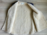 XL - Vintage 70s Cedar Creek Sherpa Lined Western Raw Denim Vest
