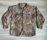 XL - Vintage 90s Field Staff by Mossy Oak S2 Camo Button Up Hunting Shirt