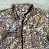 XL - Vintage 90s Field Staff by Mossy Oak S2 Camo Button Up Hunting Shirt