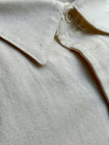L/XL - Classic West Major Bone Ecru / Cream  Pearlsnap Western Shirt