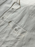 L/XL - Classic West Major Bone Ecru / Cream  Pearlsnap Western Shirt