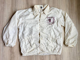 Vintage 70s White Native American / Chief Headdress / Windbreaker Jacket - Med/Lrg