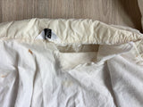 Vintage 70s White Native American / Chief Headdress / Windbreaker Jacket - Med/Lrg