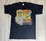 S/M - Vintage 90s (1994) Rare Breed PRCA Bull Riders Western / Rodeo Faded Black T-Shirt