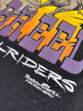 S/M - Vintage 90s (1994) Rare Breed PRCA Bull Riders Western / Rodeo Faded Black T-Shirt